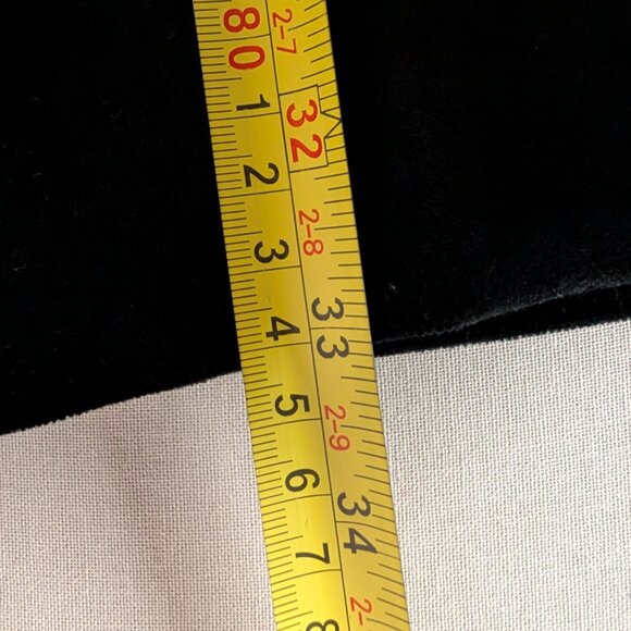 Banana Republic Black Velvet Tuxedo Pants Women’s 2 Wide Leg Flare Satin Trim - Picture 10 of 14